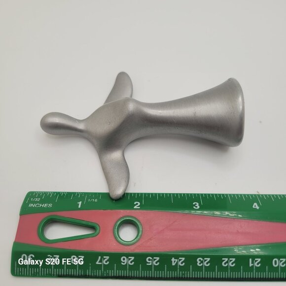 Hoselton Signed Aluminum Angel Sculpture Vintage Figurine Canada MCM 1964 - Picture 7 of 8